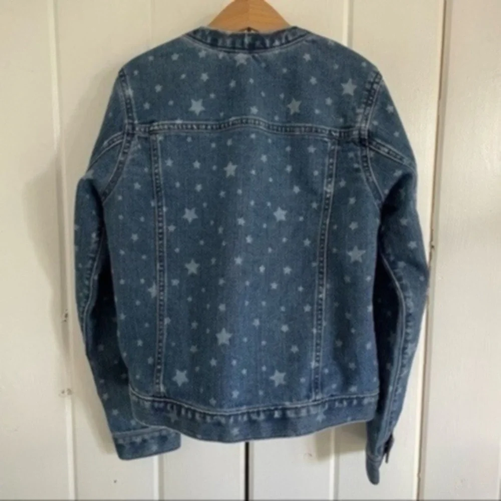 Lands End Girls Denim Stars Jacket​​​